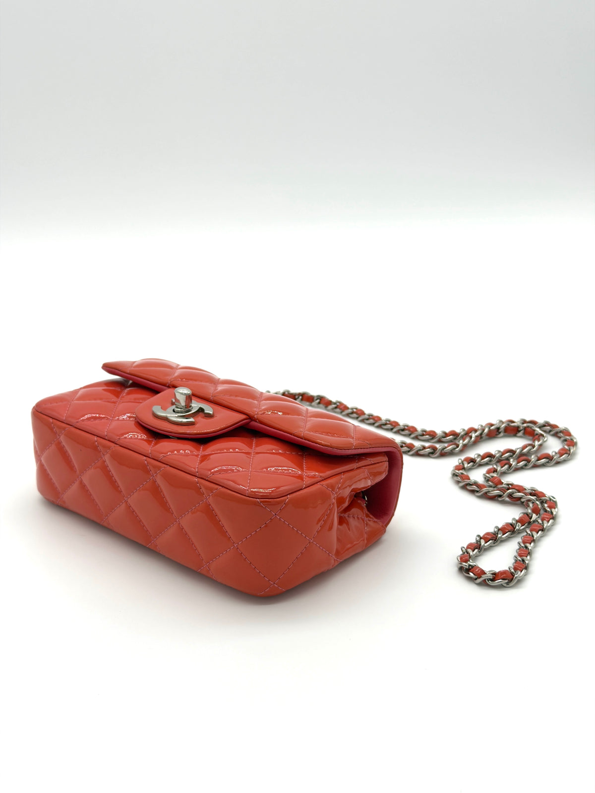 Chanel Classic Flap Quilted Patent Leather