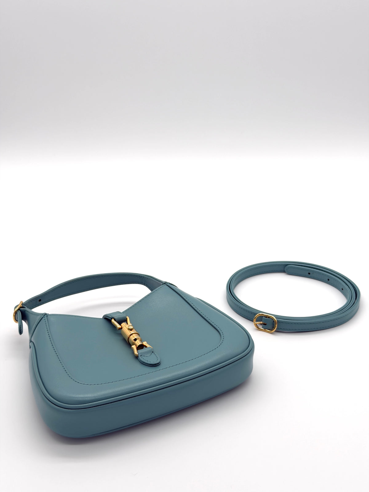 Gucci Jackie 1961 Mini Light Blue with Strap