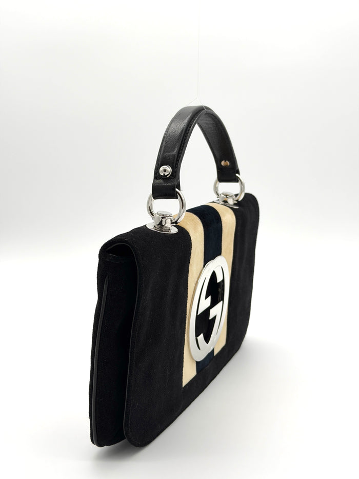 Gucci Velvet "Blondie" Flap Handbag