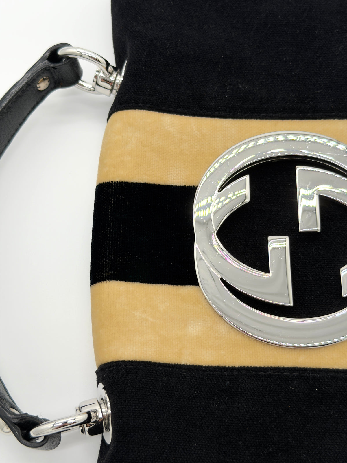Gucci Velvet "Blondie" Flap Handbag