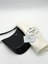 Prada Cleo Shoulder Bag in Black