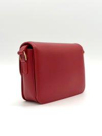 Celine Classique Triomphe Crossbody bag in Red
