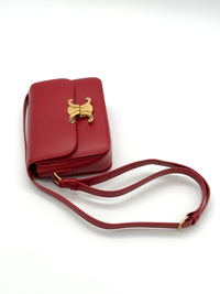 Celine Classique Triomphe Crossbody bag in Red