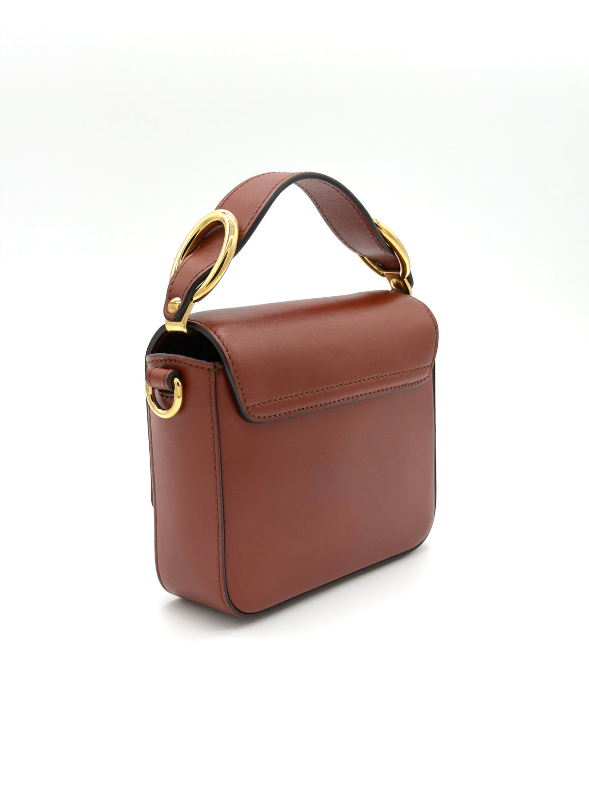 Chloé C Mini Crossbody Bag in Brown