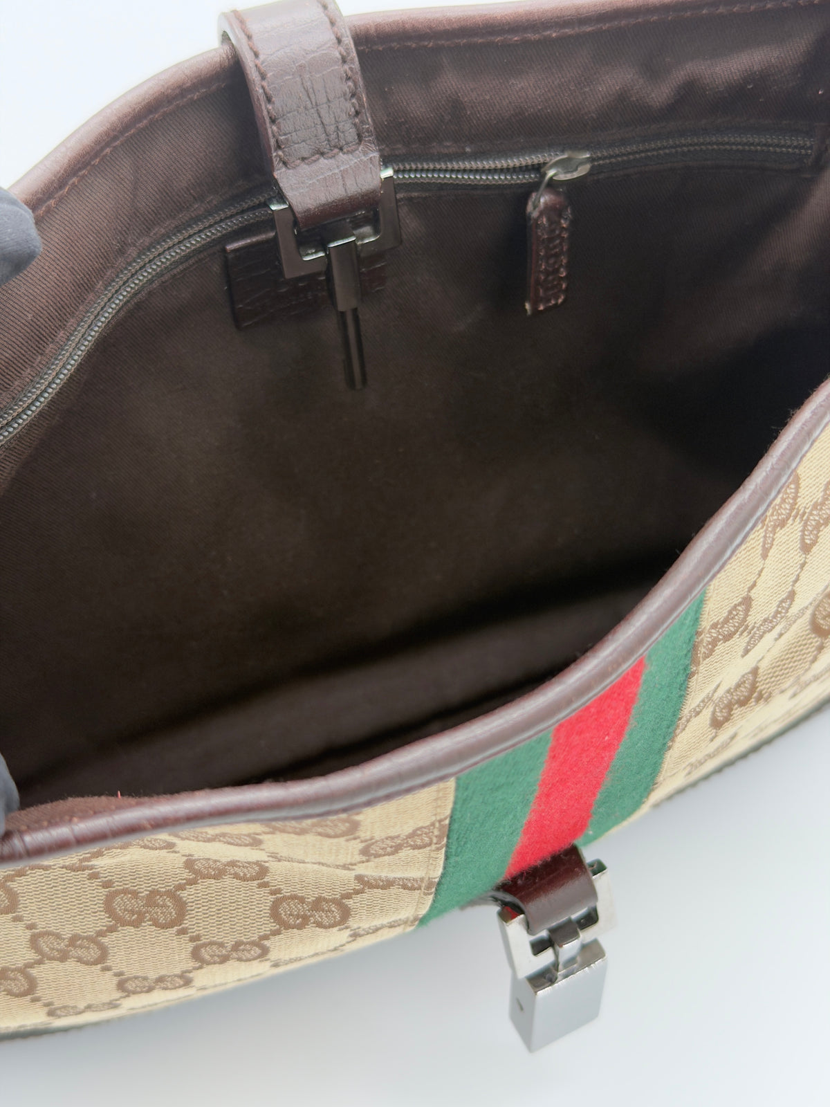 Gucci Jackie Monogram Canvas Medium