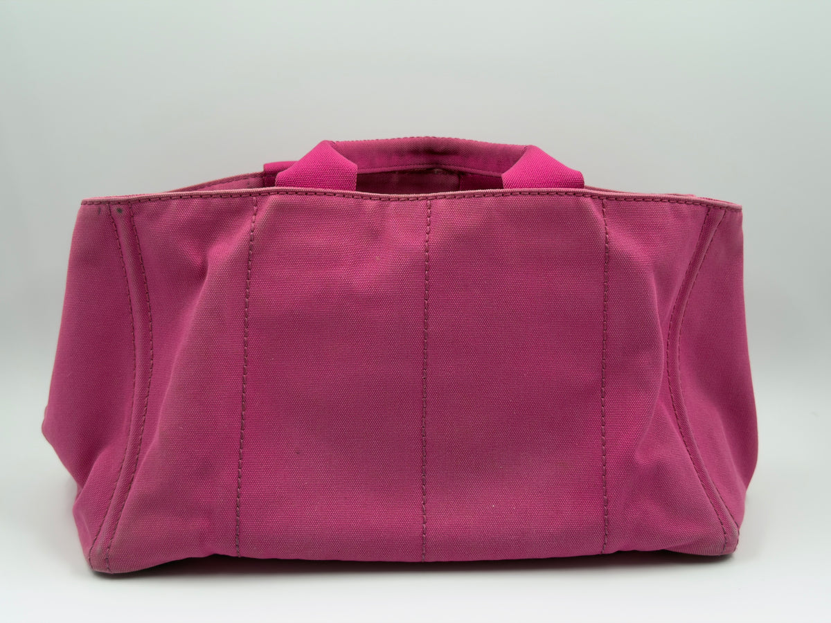 Prada Large Canapa Tote in Pink
