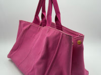 Prada Large Canapa Tote in Pink