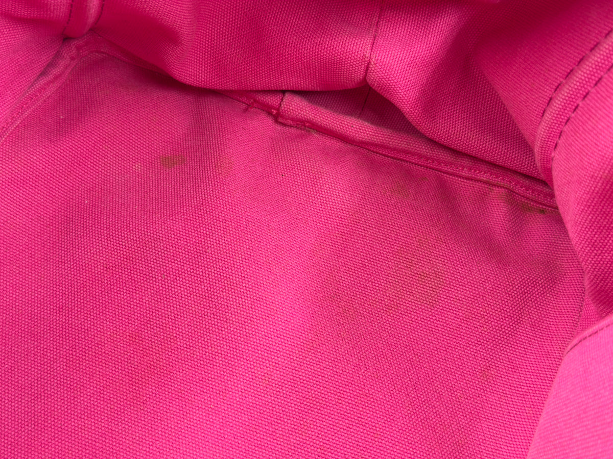 Prada Large Canapa Tote in Pink