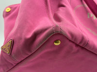 Prada Large Canapa Tote in Pink