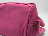 Prada Large Canapa Tote in Pink