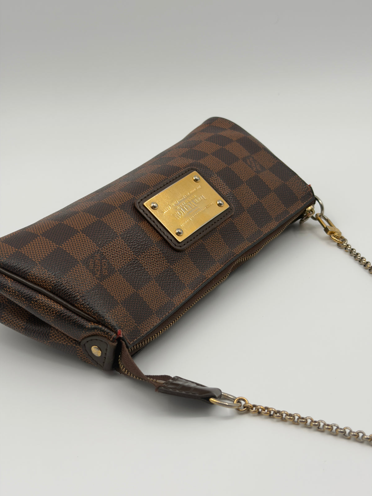 Louis Vuitton Damier Ebene Eva Clutch