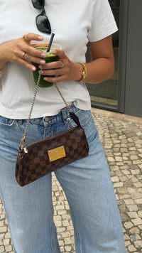 Louis Vuitton Damier Ebene Eva Clutch