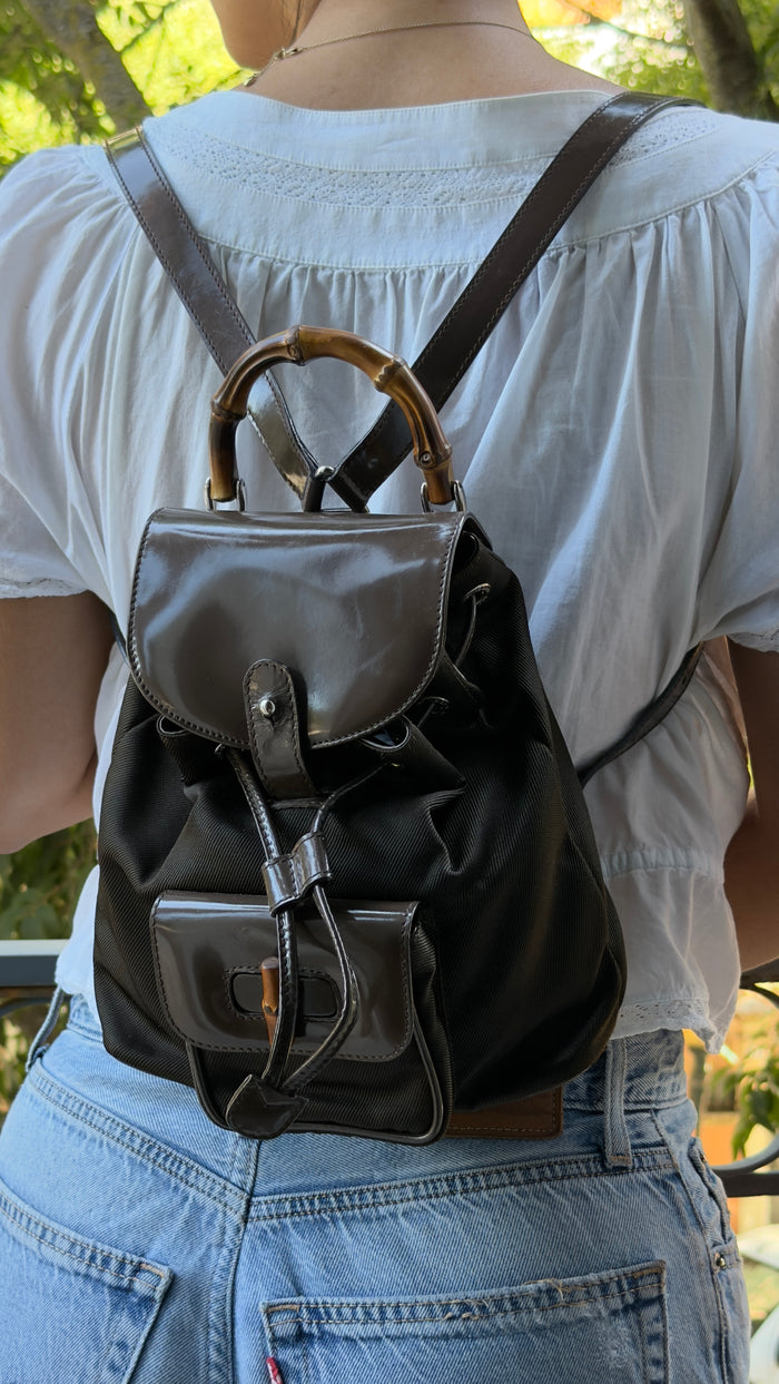 Gucci Bamboo Mini Backpack